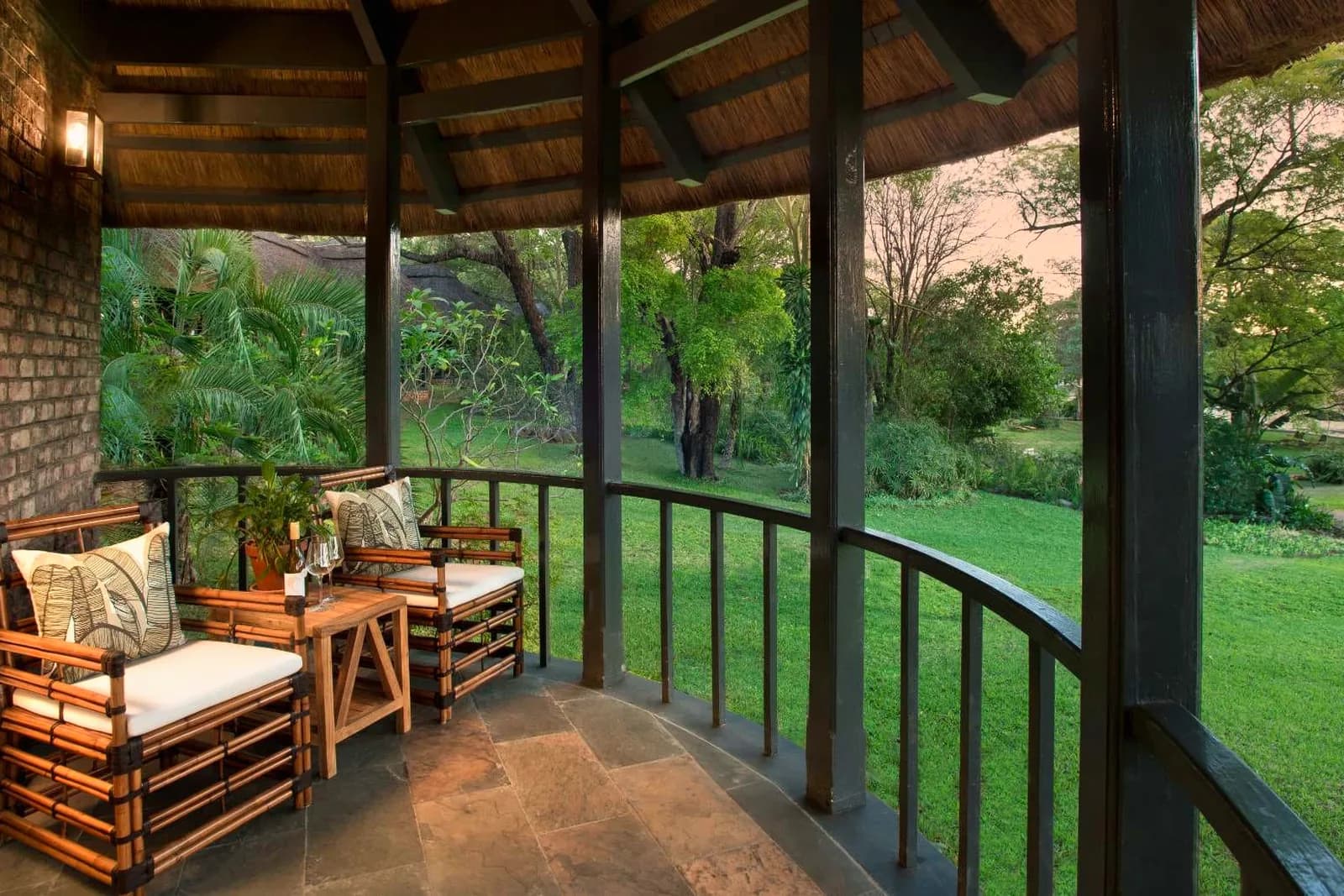 Anantara Livingstone Victoria Falls Terrasse